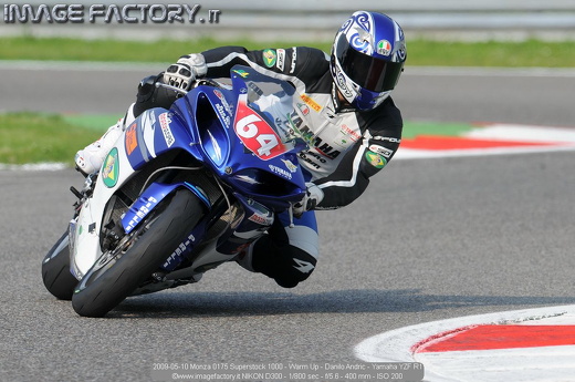 2009-05-10 Monza 0175 Superstock 1000 - Warm Up - Danilo Andric - Yamaha YZF R1